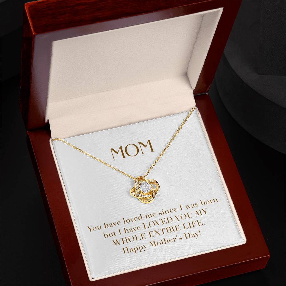 Unity Knot Necklace - I Have Loved You My Whole Life