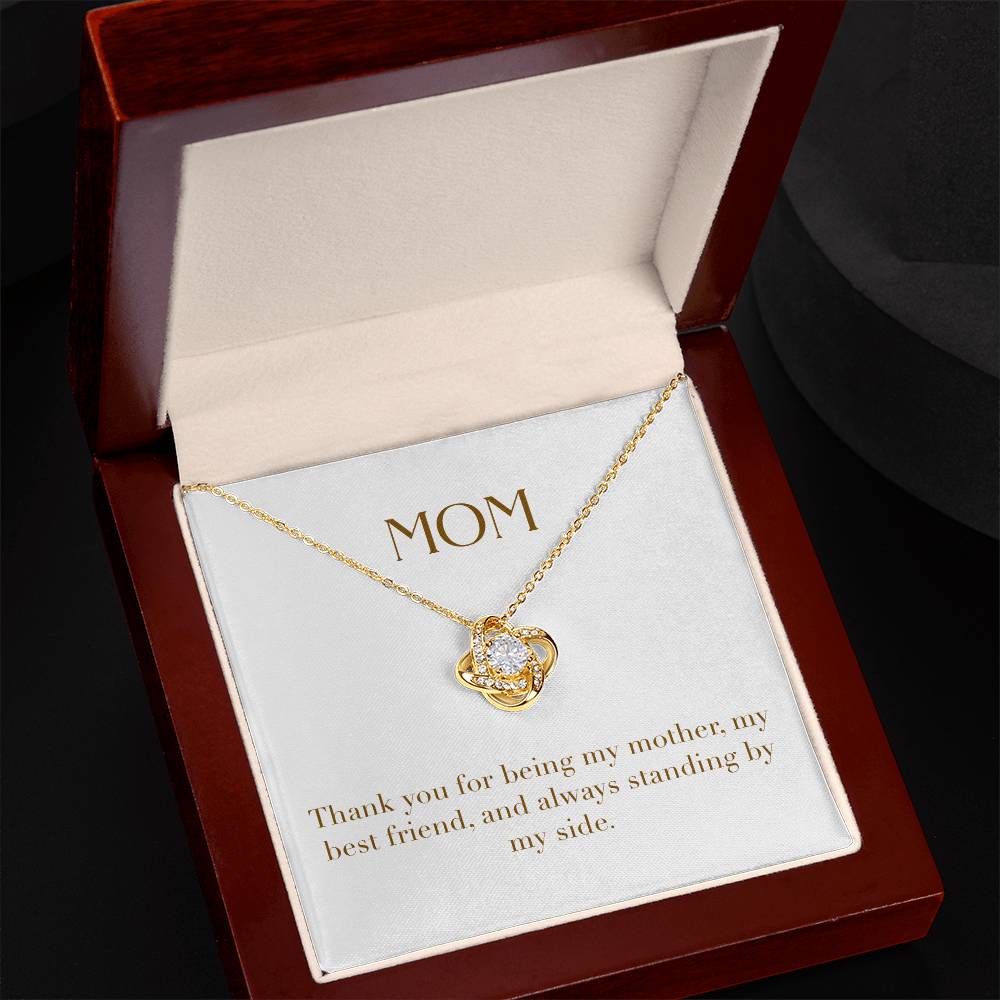 Unity Knot Necklace - Thank You for Being My Mother