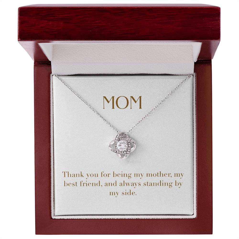 Unity Knot Necklace - Thank You for Being My Mother