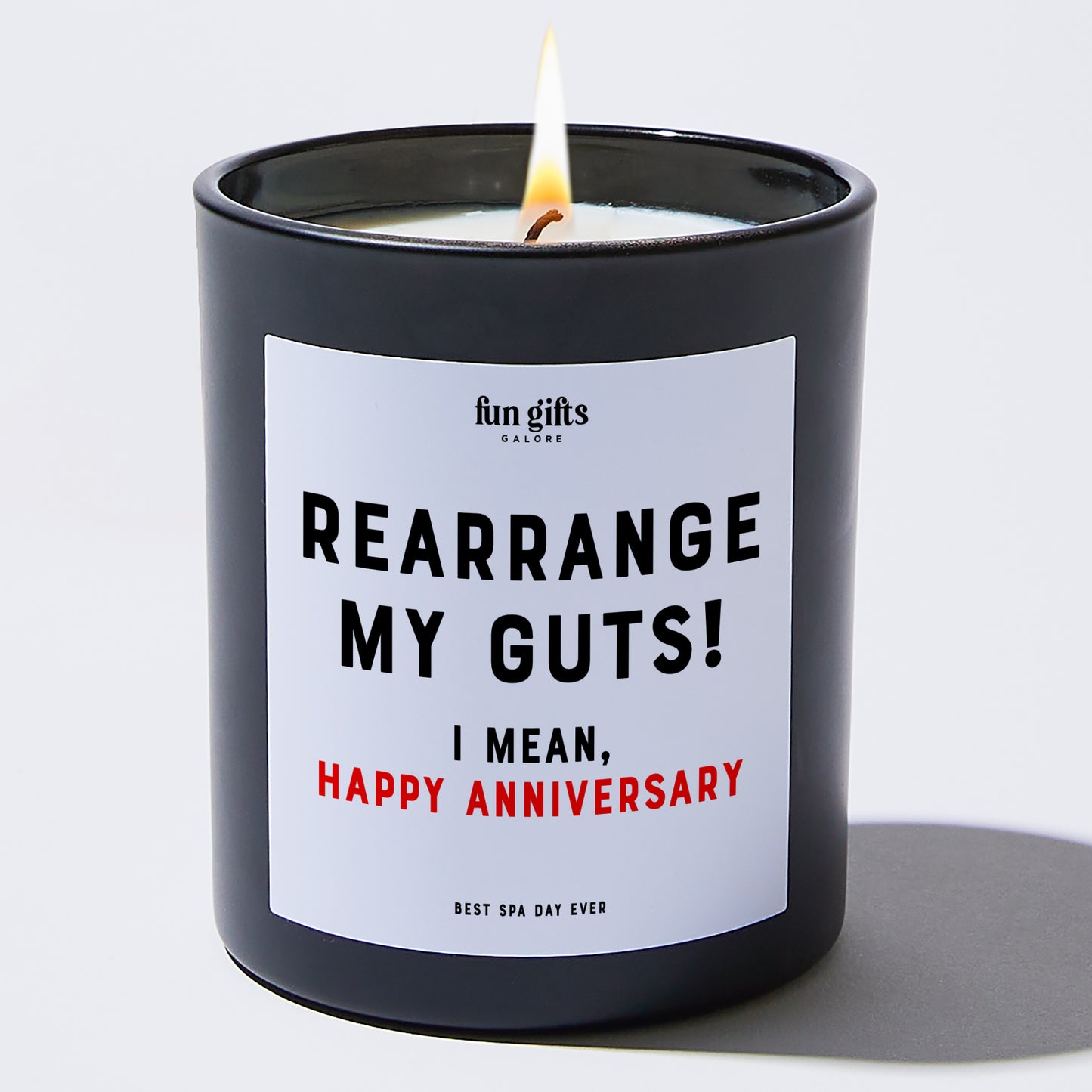 Anniversary Present - Rearrange My Guts! I Mean, Happy Anniversary - Candle