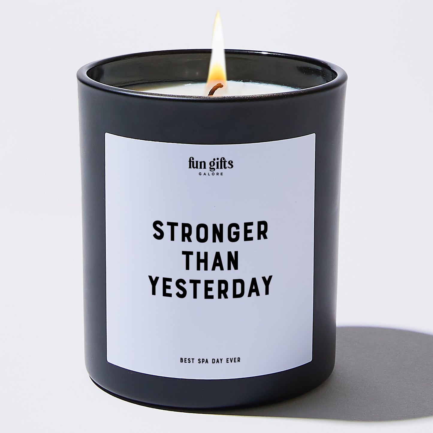 Self Care Gift - Stronger Than Yesterday - Candle