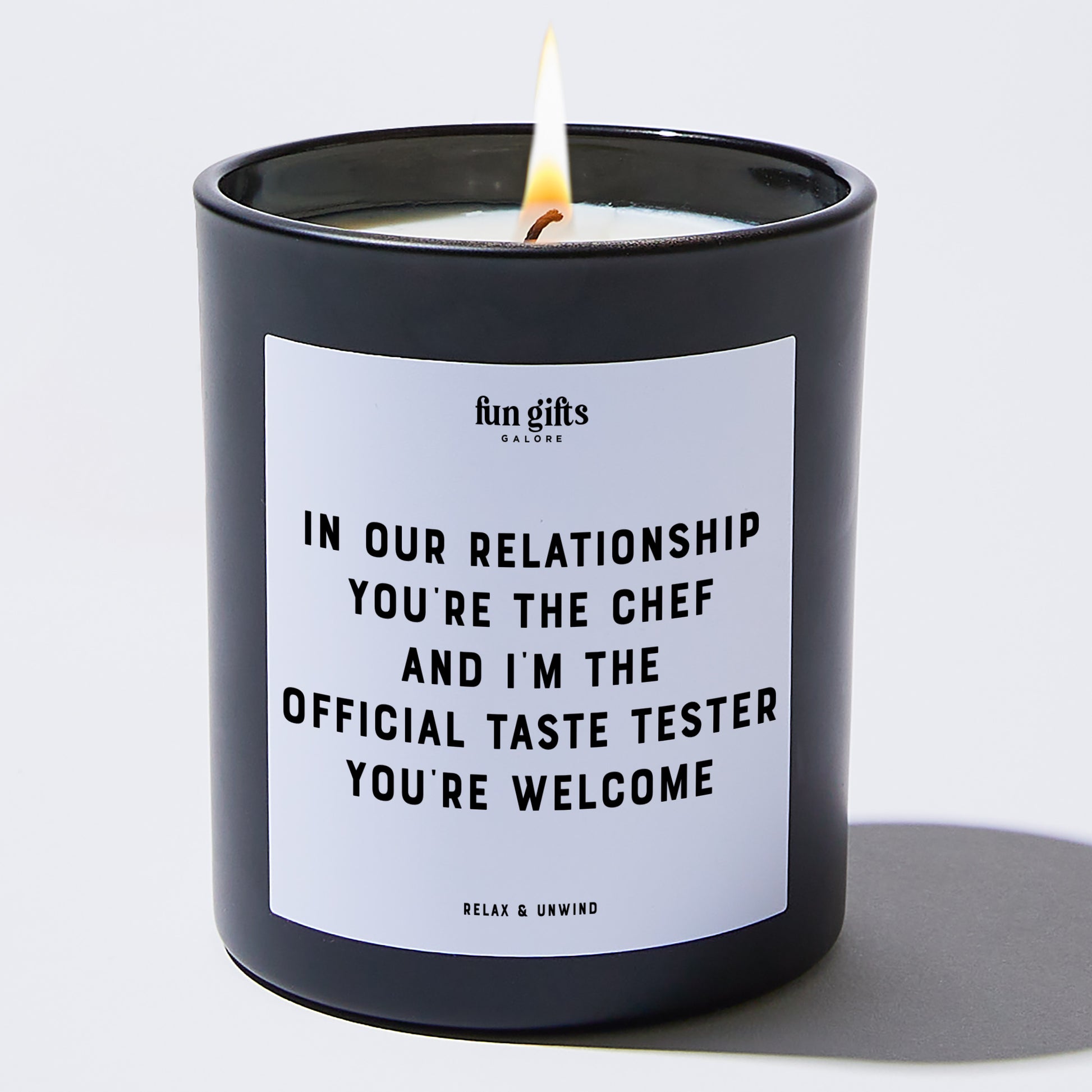 Anniversary In Our Relationship, You're the Chef, and I'm the Official Taste Tester. You're Welcome. - Fun Gifts Galore