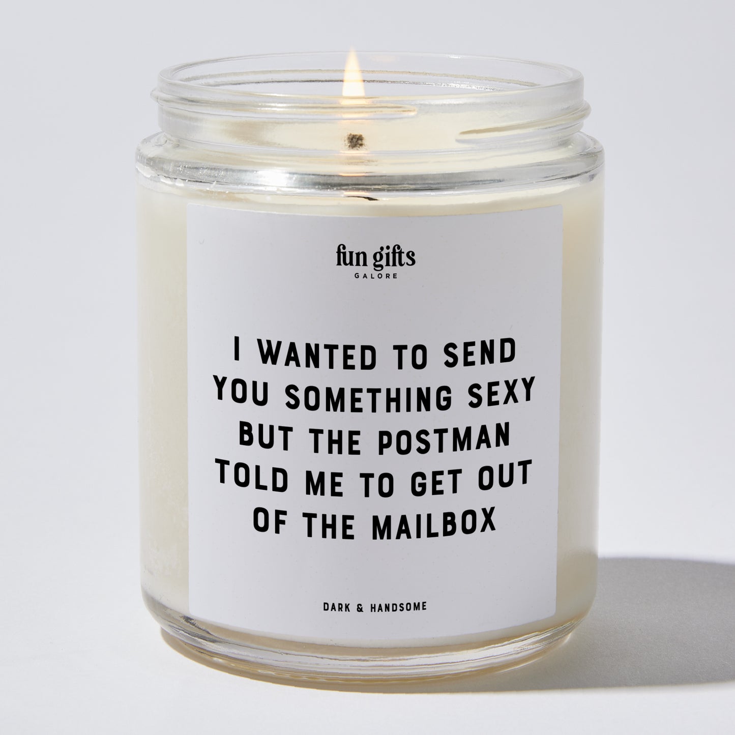 Anniversary Present - I Wanted to Send You Something S--y but the Postman Told Me to Get Out of the Mailbox - Candle