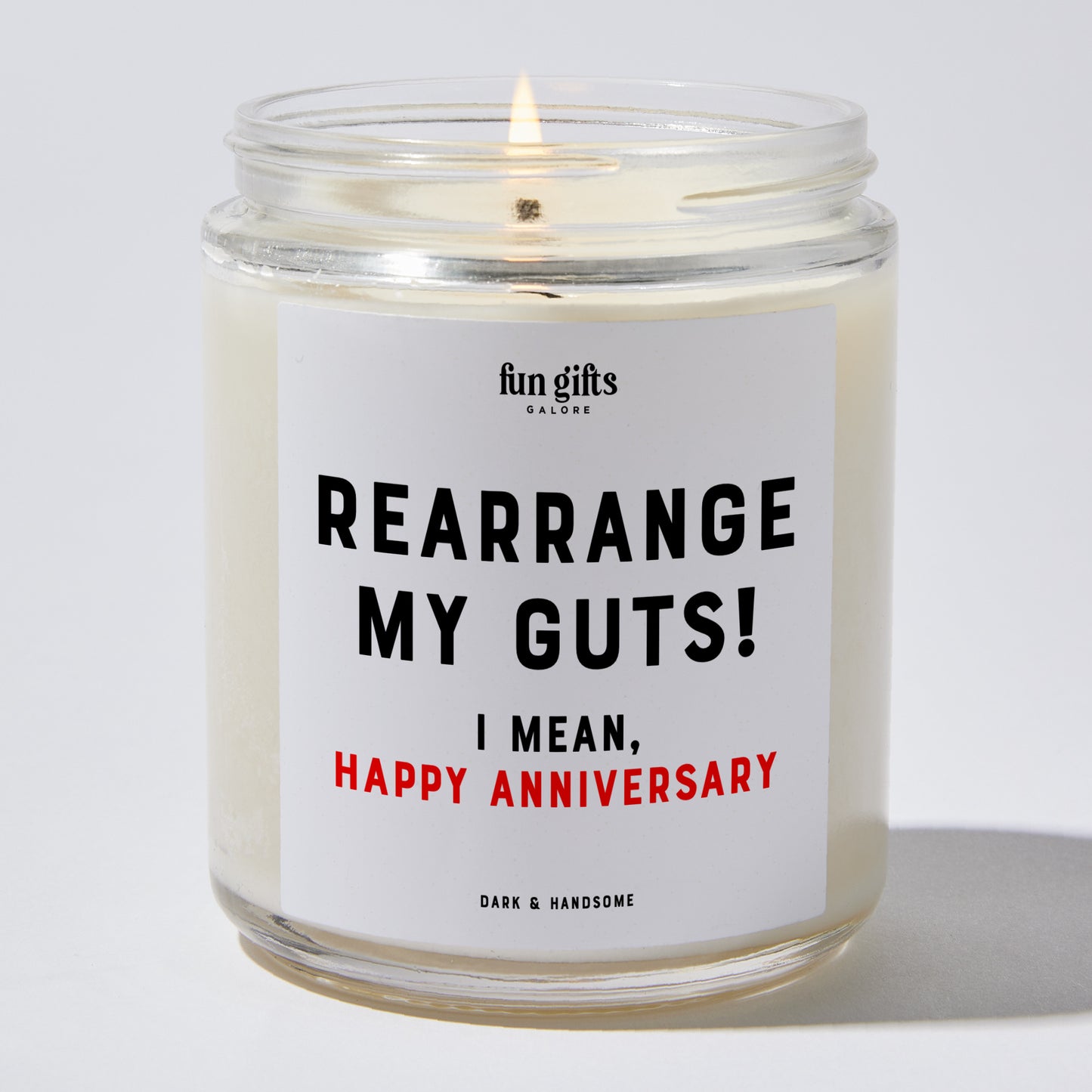 Anniversary Present - Rearrange My Guts! I Mean, Happy Anniversary - Candle