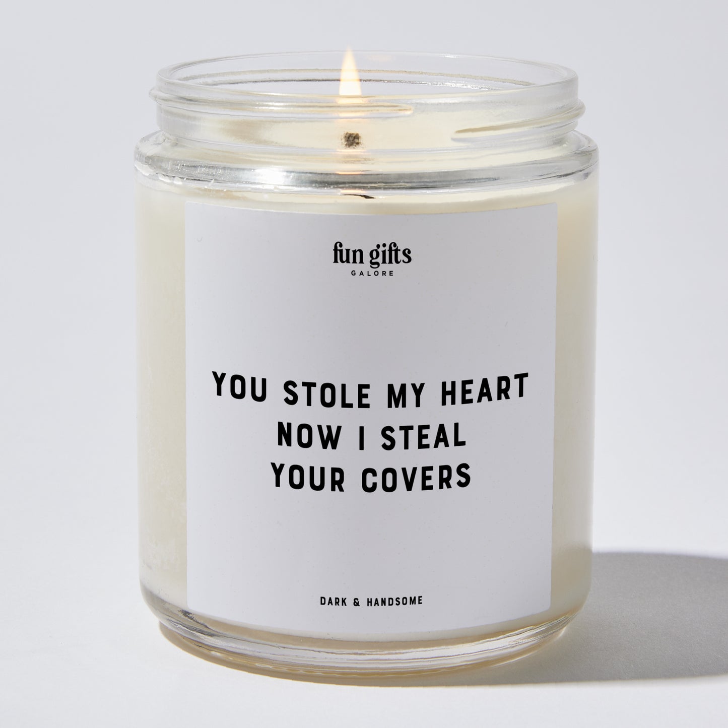 Anniversary Present - You Stole My Heart Now I Steal Your Covers - Candle