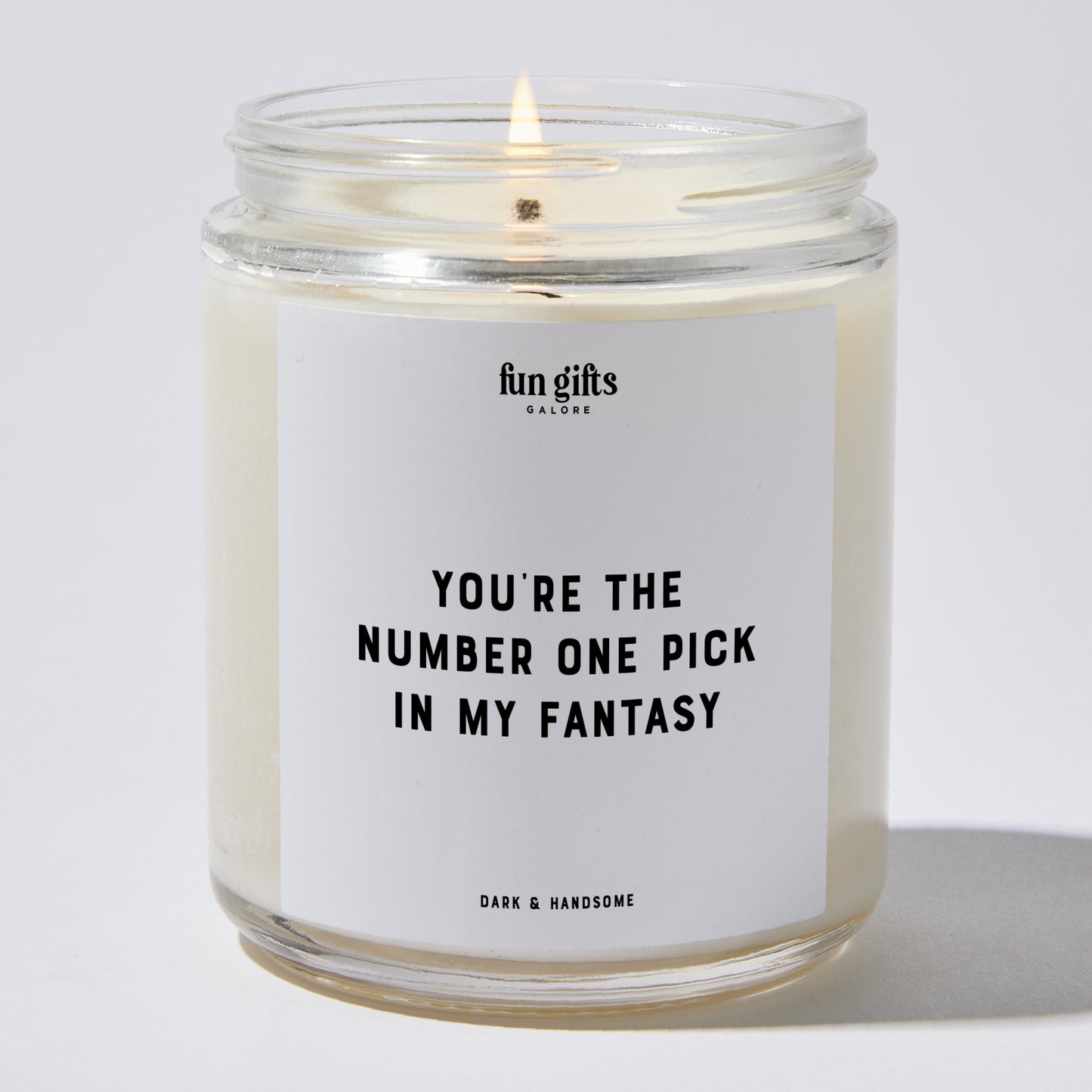 Anniversary Present - You're the Number One Pick in My Fantasy - Candle