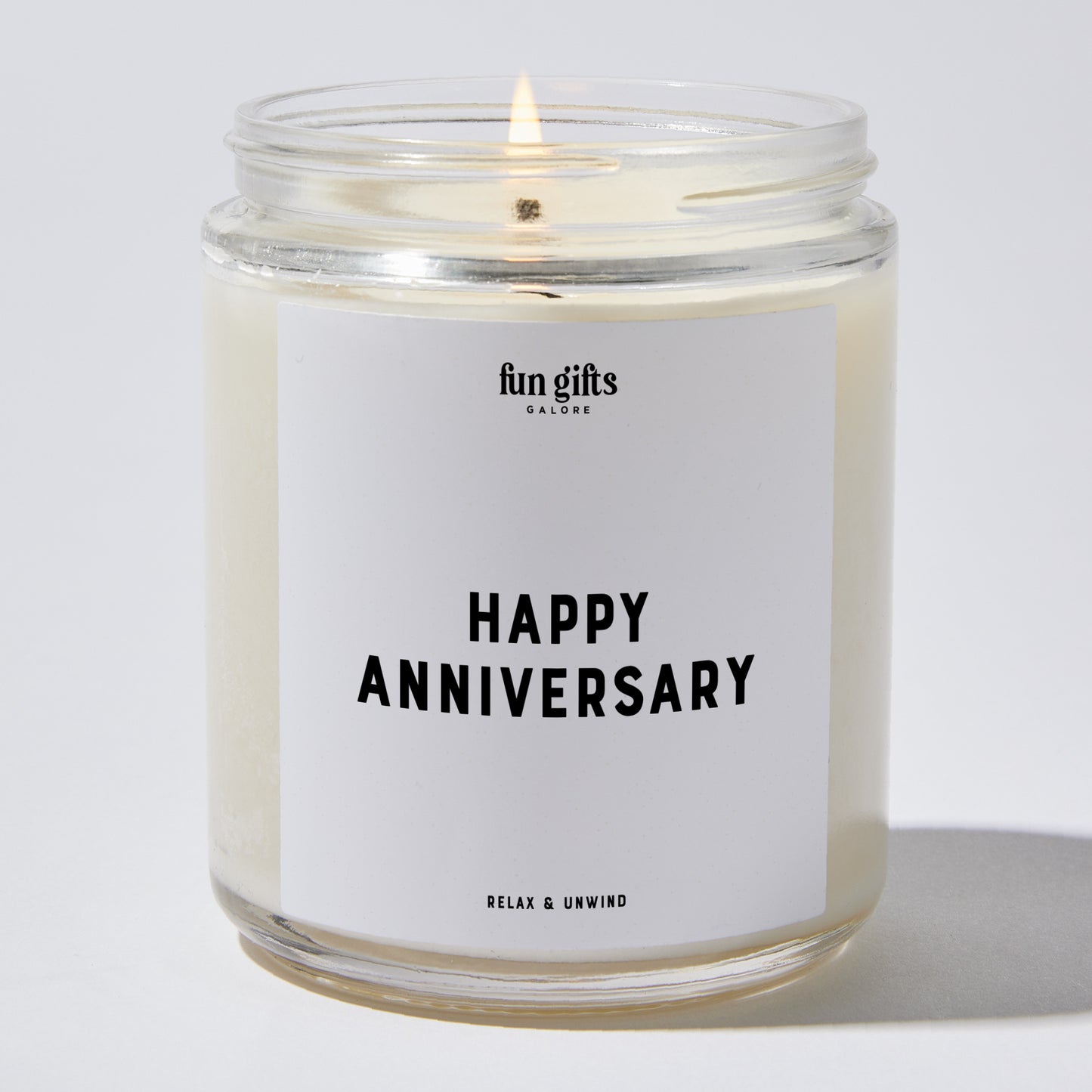 Anniversary Present - Happy Anniversary - Candle