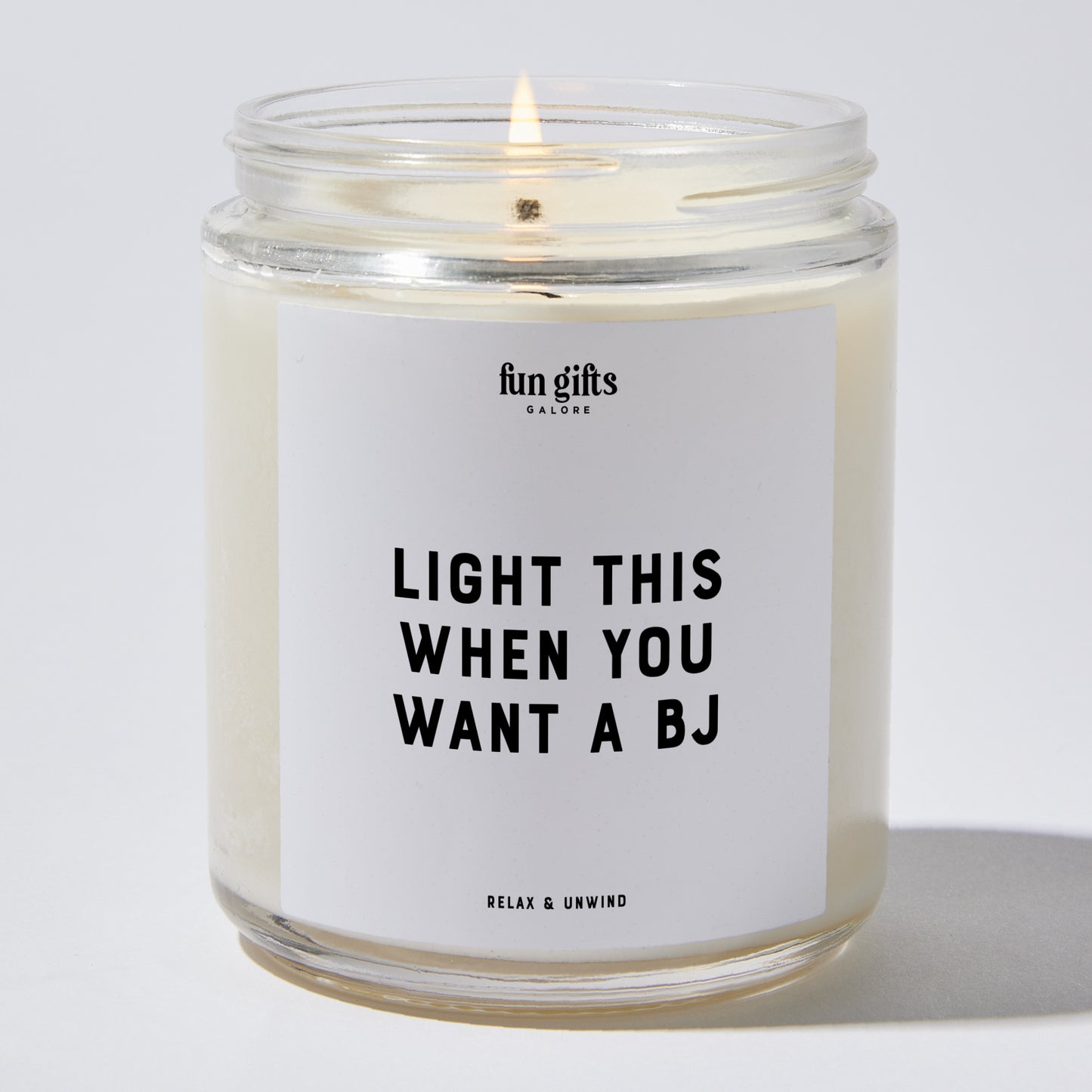 Anniversary Present - Light This When You Want A BJ - Candle