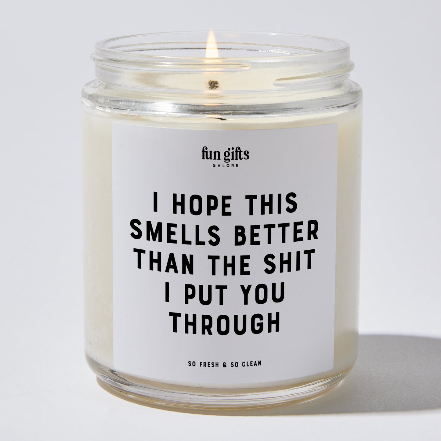 Gift for Father - I Hope This Smells Better Than The Shit I Put You Through - Candle