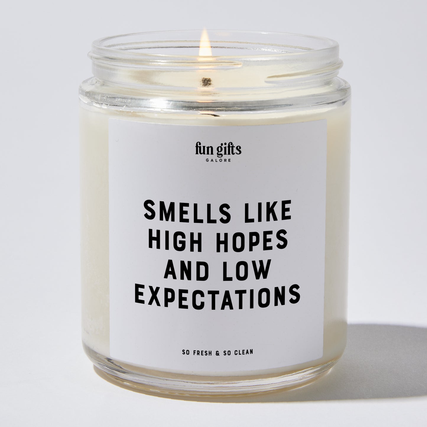 Funny Candles - Smells Like High Hopes and Low Expectations - Candle