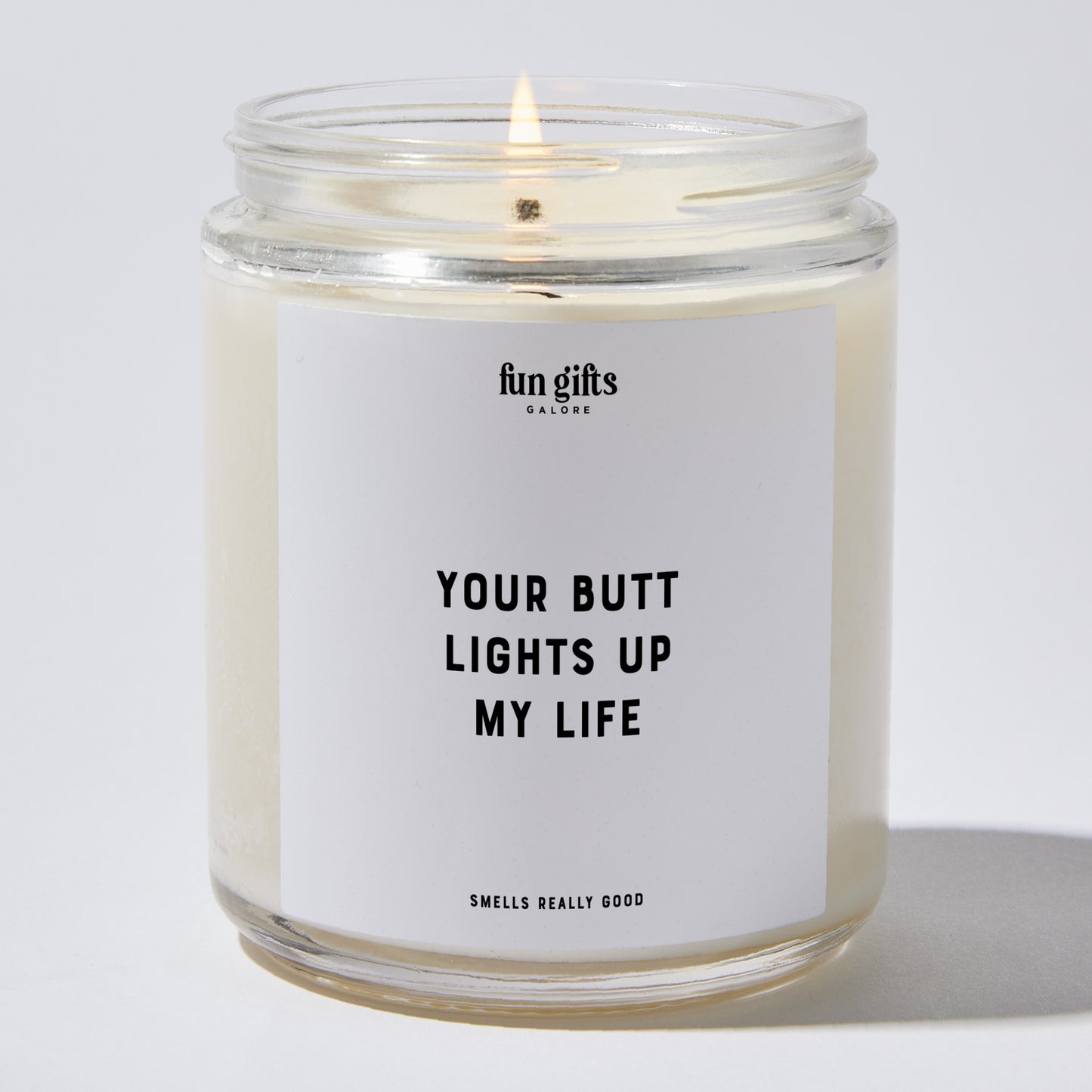 Anniversary Present - Your Butt Lights Up My Life - Candle