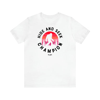 Men's T Shirts Hide and Seek Champion - Fun Gifts Galore