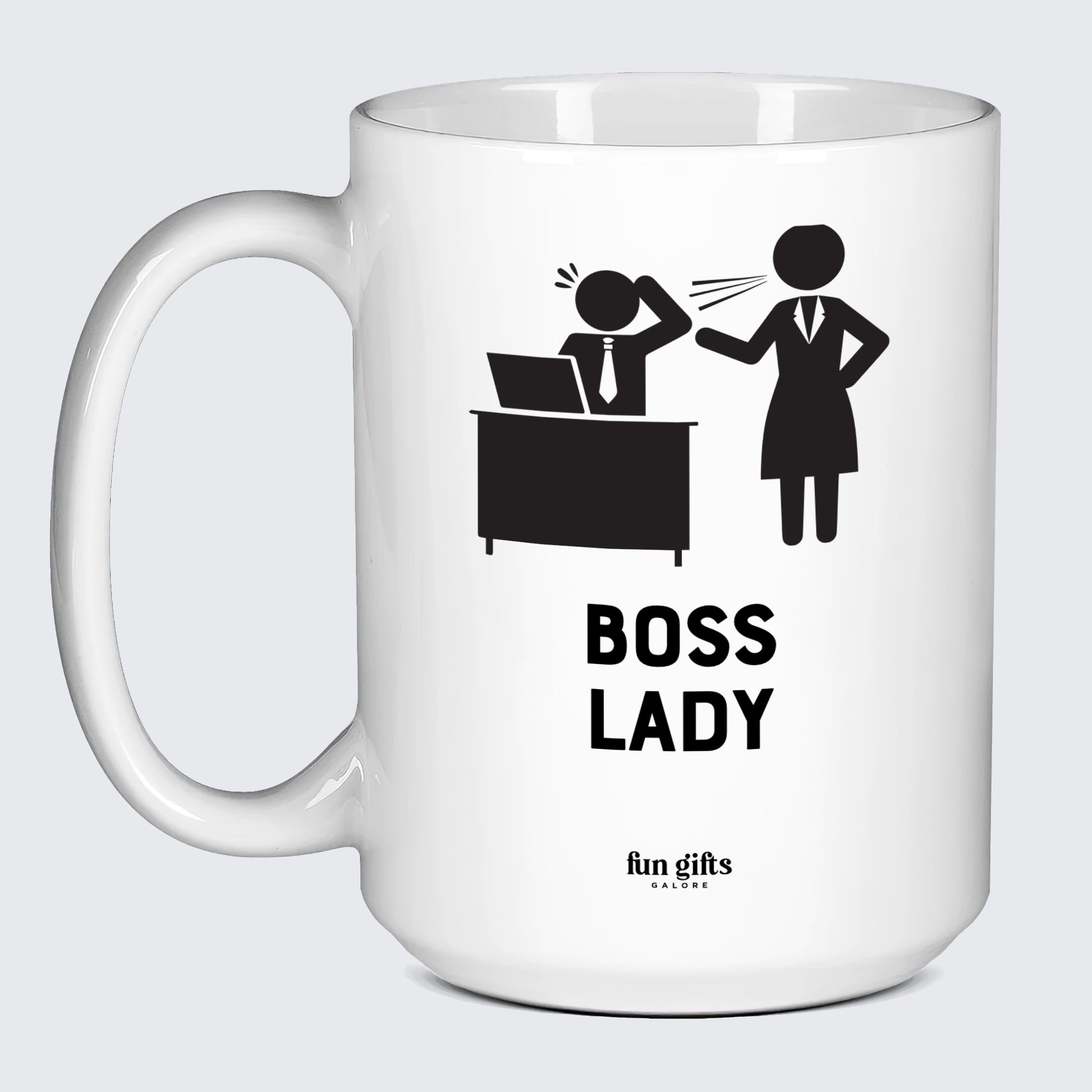 Funny Coffee Mugs Boss Lady - Fun Gifts Galore