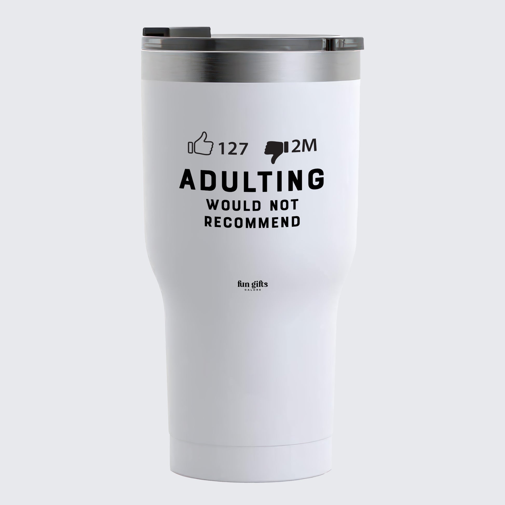 Travel Coffee Mug - Adulting | Would Not Recommend - Coffee Tumbler