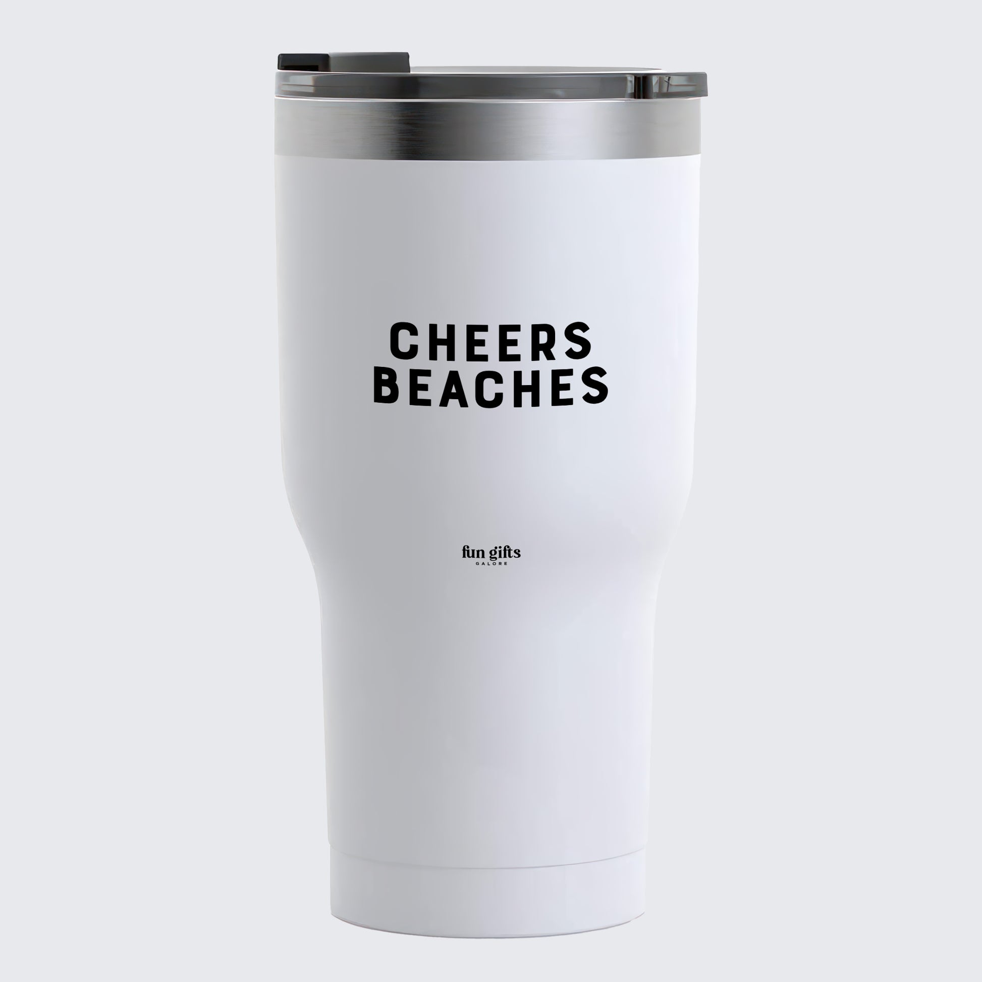 Travel Coffee Mug - Cheers Beaches  - Coffee Tumbler