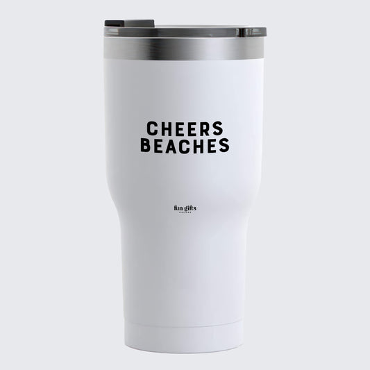 Travel Coffee Mug - Cheers Beaches  - Coffee Tumbler