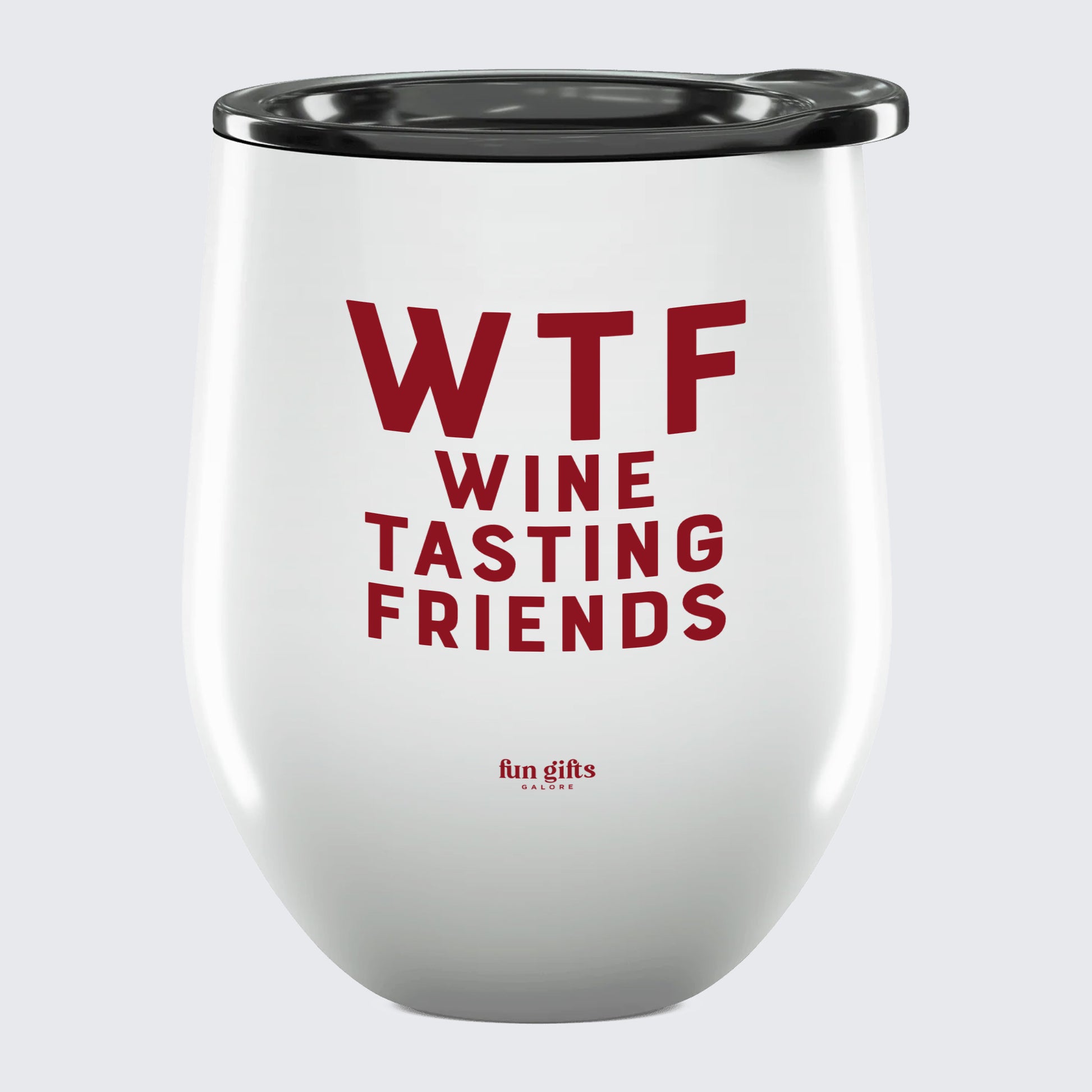 Wine Tumbler Wtf Wine Tasting Friends - Unique and Funny Gift Shop