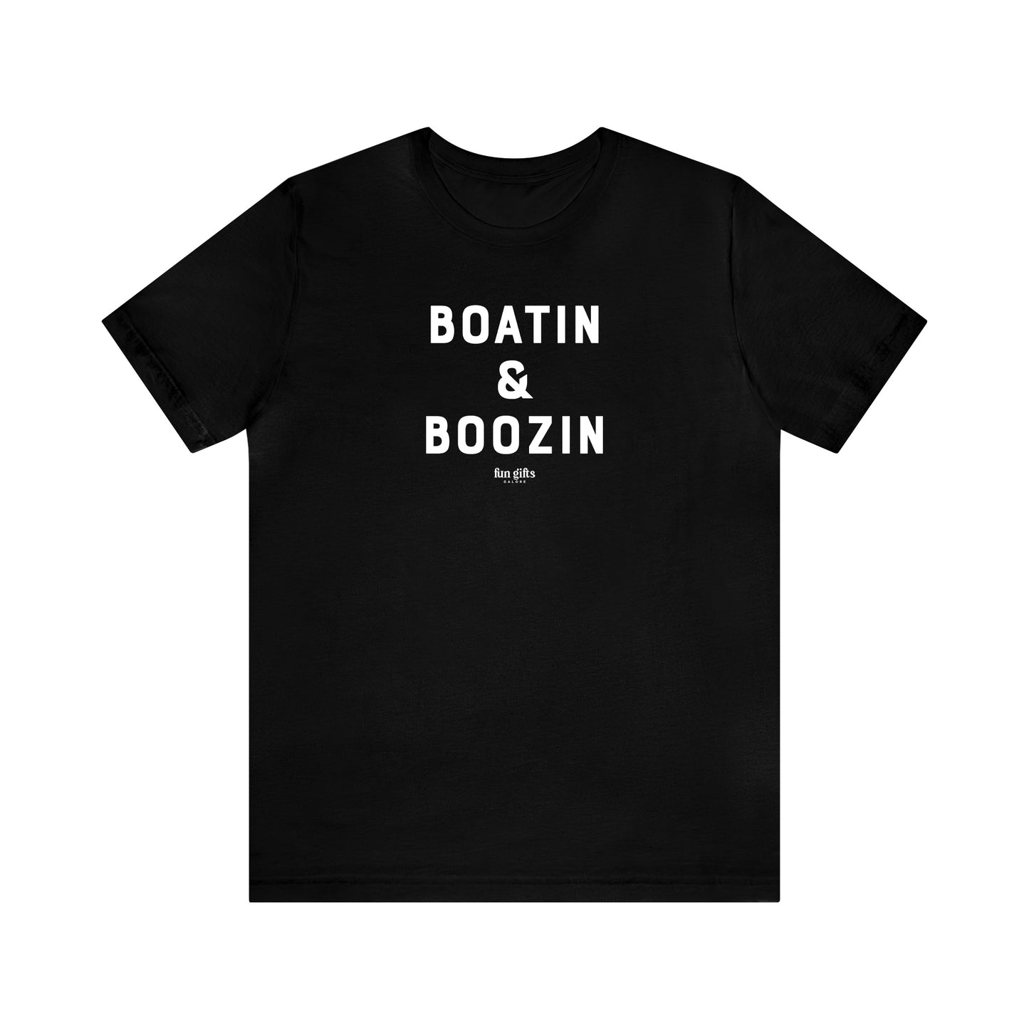 Funny Shirts for Women - Boatin & Boozin - Women's T Shirts