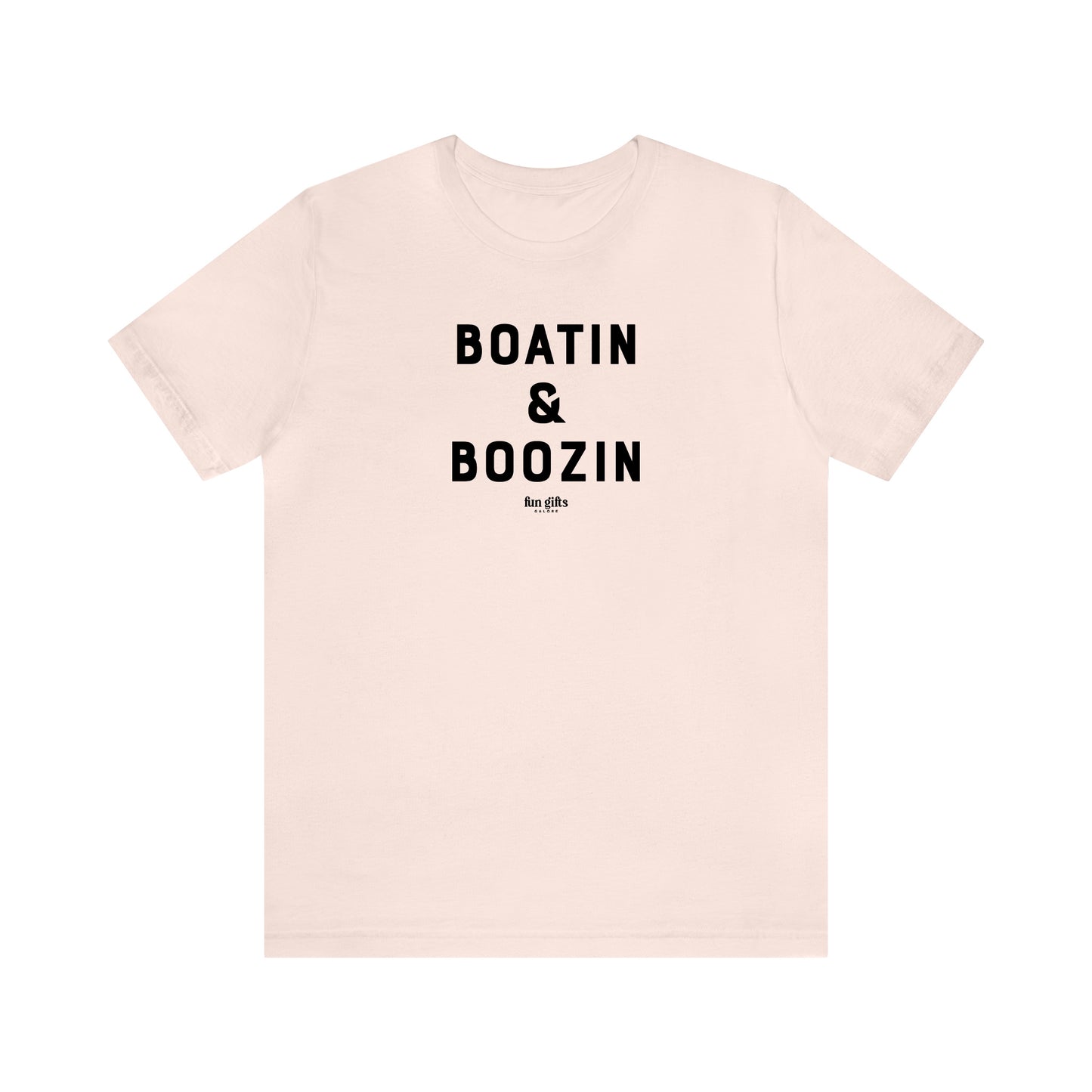 Funny Shirts for Women - Boatin & Boozin - Women's T Shirts