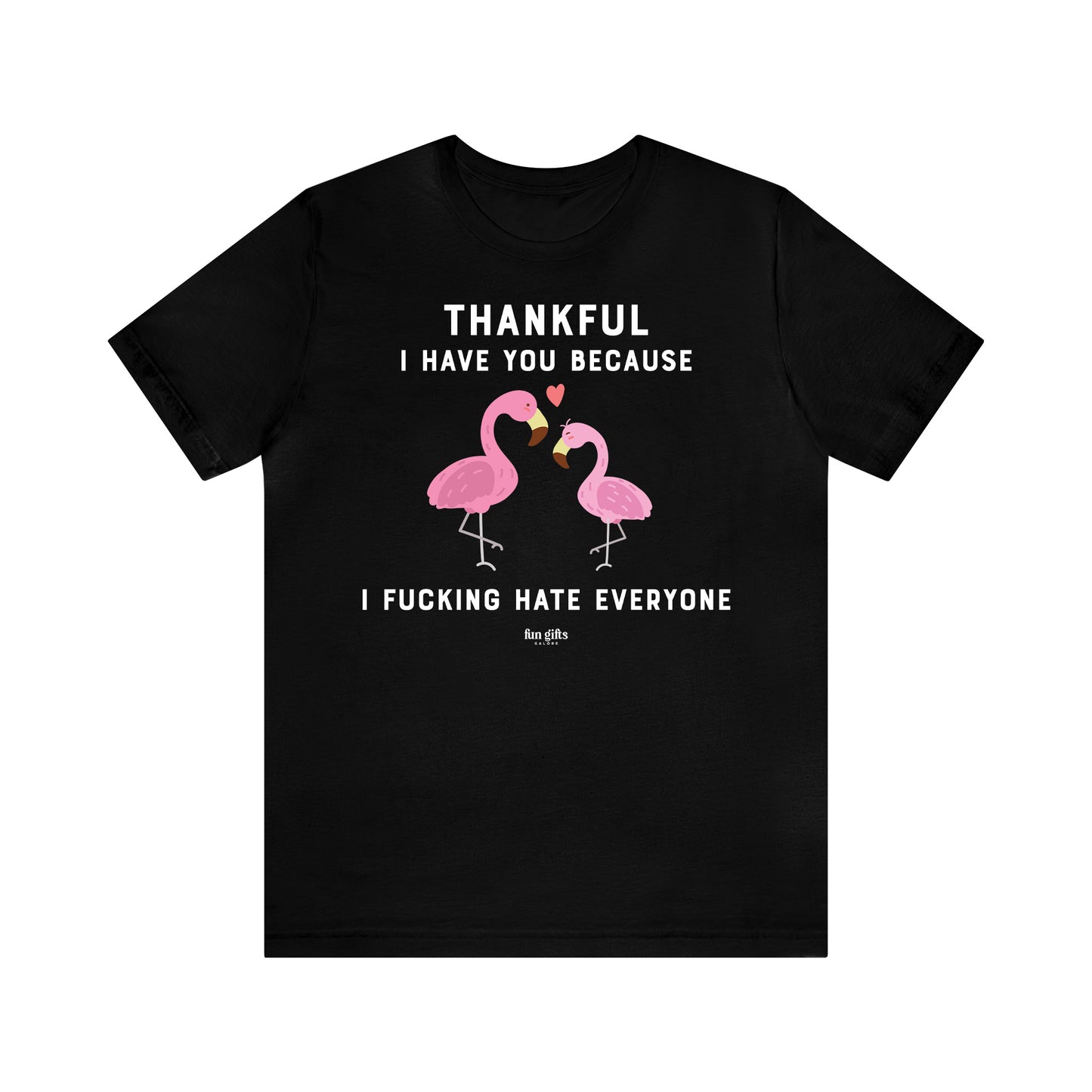 Funny Shirts for Women - Thankful I Have You Because I F---ing Hate Everyone - Women's T Shirts